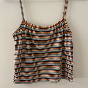 Brandy Melville Rainbow Striped Tank